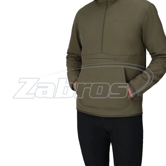 Цена Simms Strata 330 Half Zip Midlayer Hoody, 14232, S, Loden