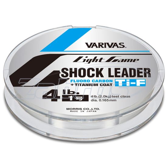 Фото Varivas Light Game Shock Leader [Ti Fluoro Carbon], 0,19 мм, 2,25 кг, 30 м