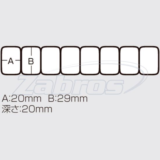 Фотография Meiho Hachiren Case, 17,6x3,6x2,6 см