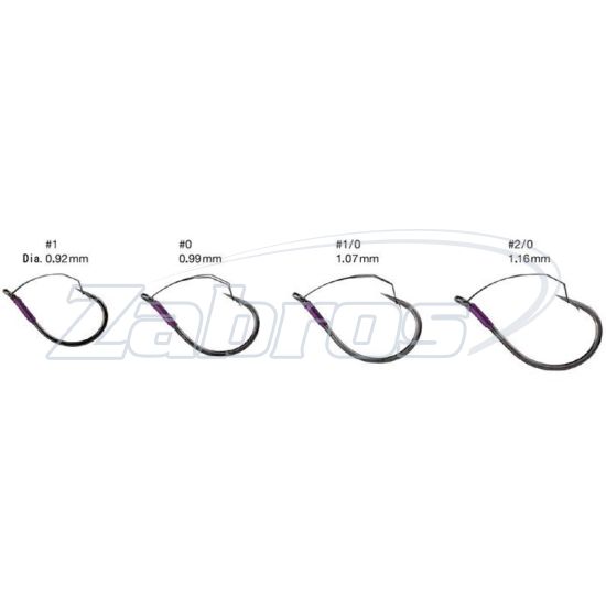 Фото Varivas Nogales Wild Mosquito, 2/0, 4 шт