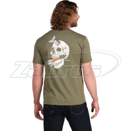 Цена Simms Trout On My Mind T-Shirt, 13629-914-50, XL, Military Heather