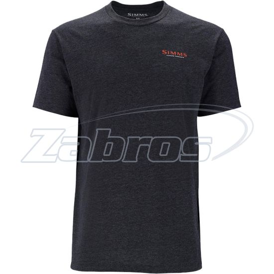 Фото Simms Let It Fly T-Shirt, 14278-086-40, L, Charcoal Heather