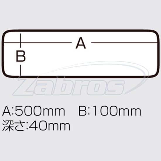 Малюнок Meiho Long Case 500 (Multi), 146999, 51,3x10,9x4,4 см