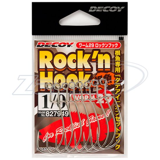 Картинка Decoy Worm29, Rock'n Hook, 3/0, 6 шт