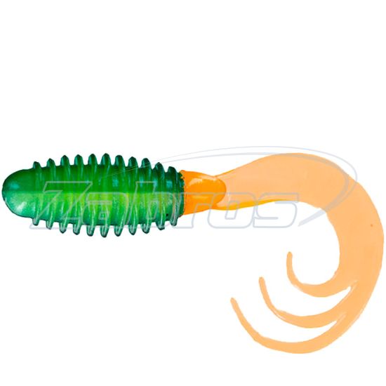 Фото Big Bite Baits Ring Triple Tip Grub, 2,00", 5,08 см, 10 шт, Fire Tiger