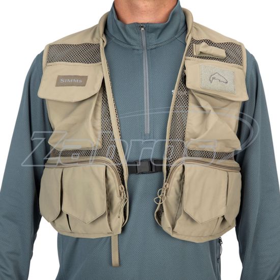 Фотографія Simms Tributary Fishing Vest, 13243-276-50, XL, Tan