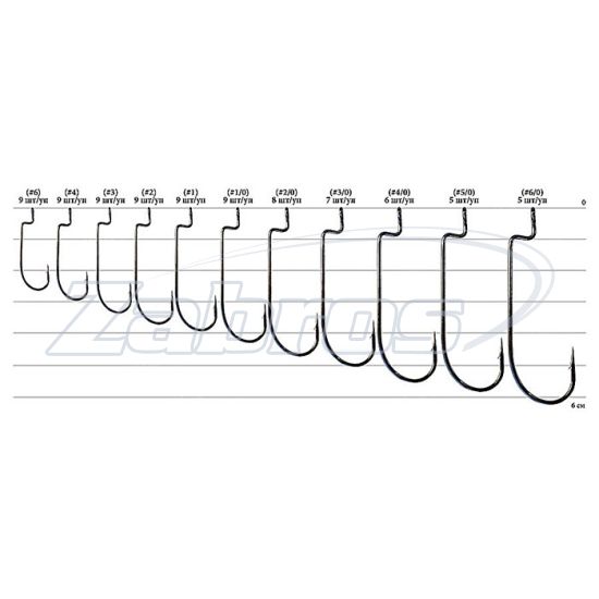 Фотография Decoy Worm5, Offset, 1/0, 9 шт