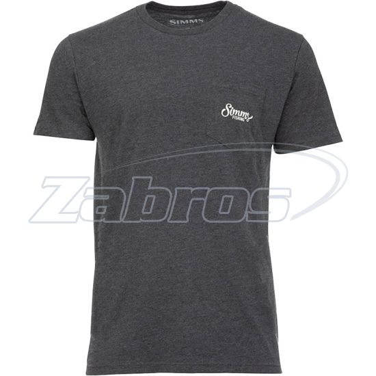 Фото Simms Two Tone Pocket Tee, 13628-086-40, L, Charcoal Heather