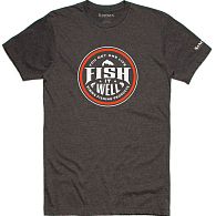 Футболка Simms Fish It Well T-Shirt, 13135-086-20, S, Charcoal Heather: купити, ціна, Київ, Україна | Zabros