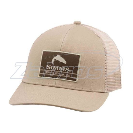 Фото Simms Original Patch Trucker Hat, 12677, Tan