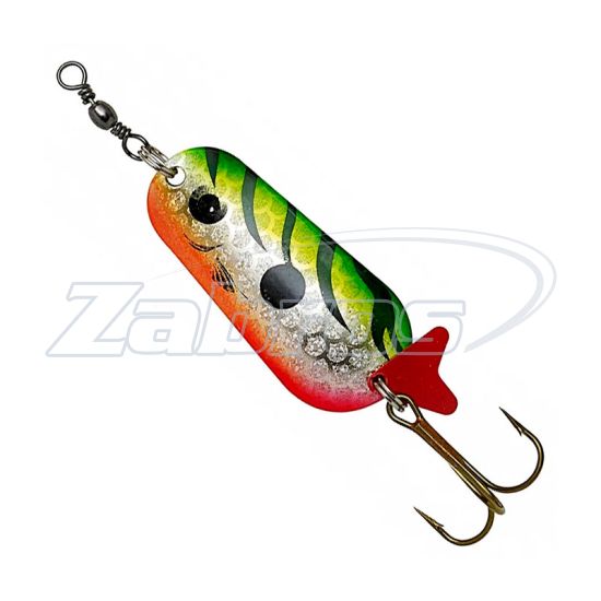 Фото Dam Effzett Standart Spoon, 69609, 30 г, 6,5 см, Fire Tiger UV