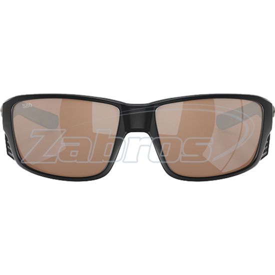 Фотографія Costa Del Mar Tuna Alley Pro, 97963910798, Matte Black Copper Silver Mirror, Glass
