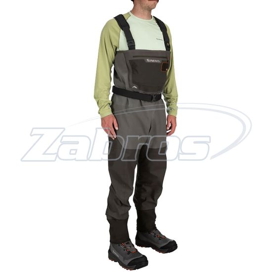 Картинка Simms G3 Guide Waders - Stockingfoot, 13476-042-30, M, Gunmetal