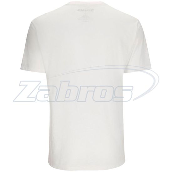 Фотография Simms Logo T-Shirt, 12803-1291-40, L, Pure White