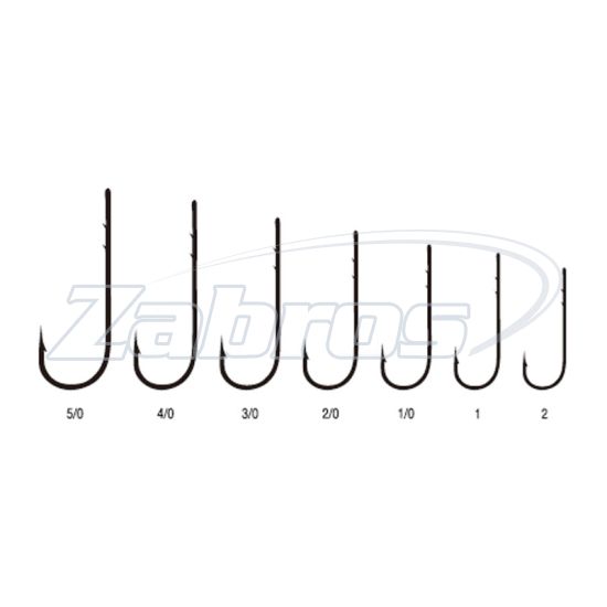 Фотографія Fudo Worm SSB, FWSB-6101, 4/0, 4 шт, Black Фотографія Fudo Worm SSB, FWSB-6101, 4/0, 4 шт, Black
