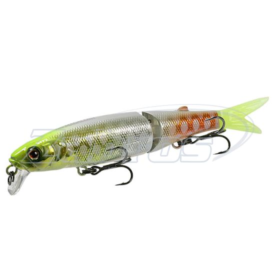 Фотография Jackall Tiny Magallon 88SP, 8,8 см, 7,2 г, 0,8 м, Albino Chart Pirarucu