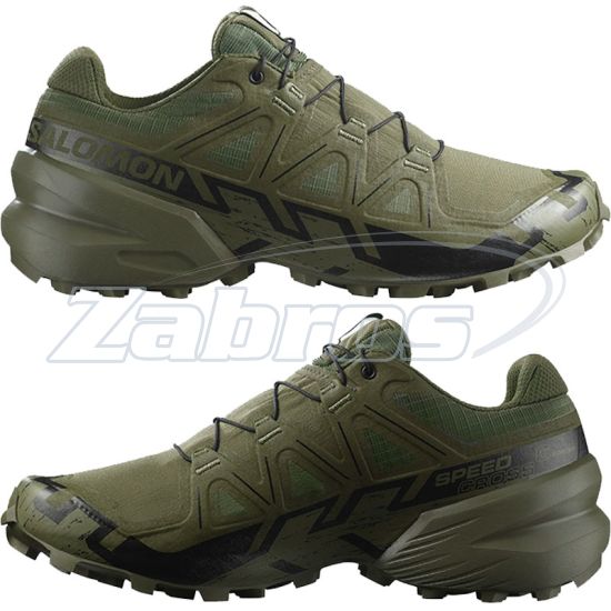 Фотография Salomon Speedcross 6 Forces, L47161200, 8,5, Ranger Green/Black