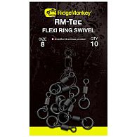 Вертлюжок RidgeMonkey RM-Tec Flexi Ring Swivel, 11, 10 шт для риболовлі, купити, ціни в Києві та Україні, інтернет-магазин | Zabros