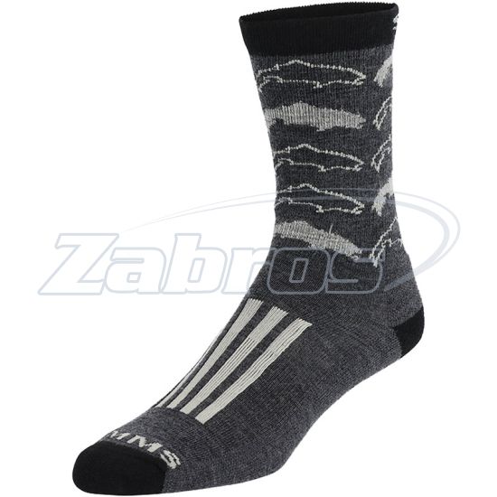 Фото Simms Daily Socks, 13451-016-50, XL, Steel Grey