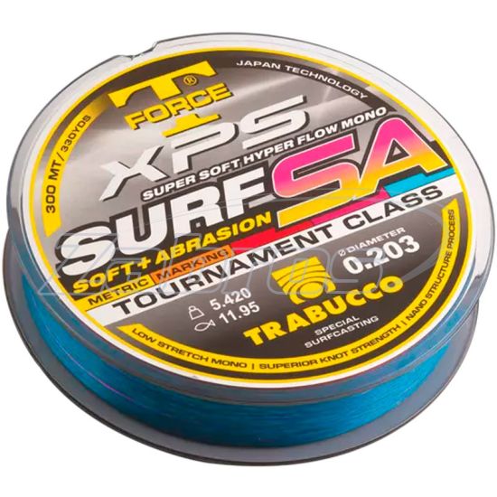 Фото Trabucco T-Force XPS Surf SA Soft+Abrasion, 052-08-350, 0,355 мм, 15,79 кг, 300 м Фото Trabucco T-Force XPS Surf SA Soft+Abrasion, 052-08-350, 0,355 мм, 15,79 кг, 300 м