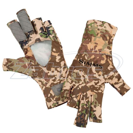 Фото Simms SolarFlex SunGlove, 12661-239-40, L, River Camo