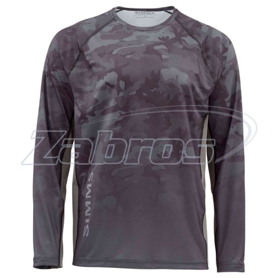 Фото Simms Challenger Solar Tech Jersey, 12896-008-50, XL, Hex Flo Camo Carbon