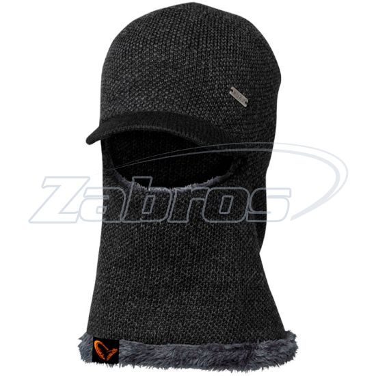 Фото Savage Gear Savage Fleece Balaclava, 59216, Black/Grey