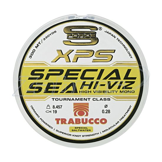 Фото Trabucco S-Force XPS Special Sea Hi-Viz, 053-66-300, 0,3 мм, 9,14 кг, 300 м, White