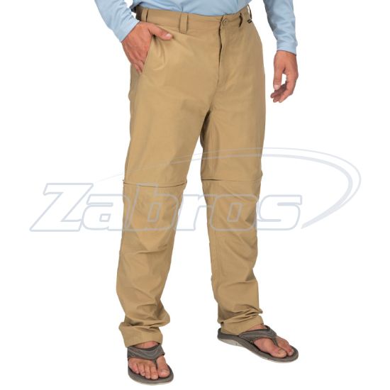 Фотографія Simms Superlight Zip-Off Pant, 13173-231-W30, 30, Cork