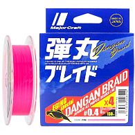 Шнур Major Craft Dangan Braid X4, #0,8, 0,15 мм, 6,3 кг, 150 м, Pink, купити, ціни в Києві та Україні, інтернет-магазин | Zabros