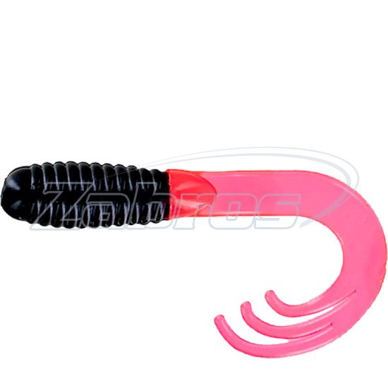 Фото Big Bite Baits Triple Tip Grub, 2,00", 5,08 см, 10 шт, Black Firetail