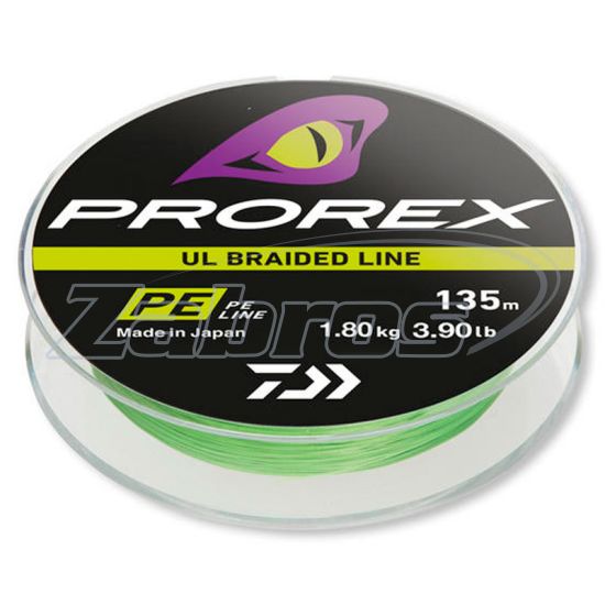 Фото Daiwa Prorex UL Finesse Braid, 12996-003, #0,3, 0,09 мм, 2,1 кг, 135 м