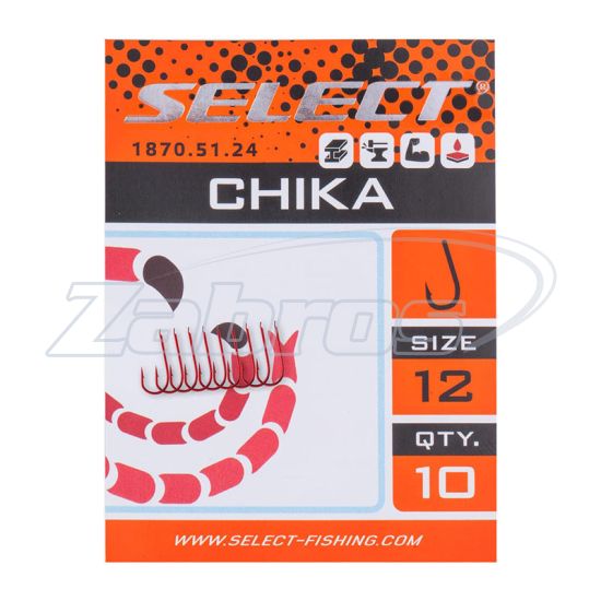 Фотографія Select Chika, 8, 10 шт, Red