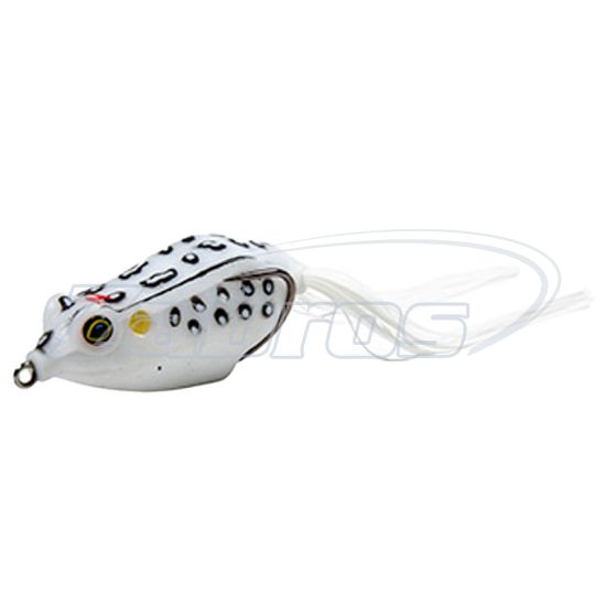 Фото Z-Man Leap Frogz Walking Frog, 2,75", 7 см, 1 шт, White Knight