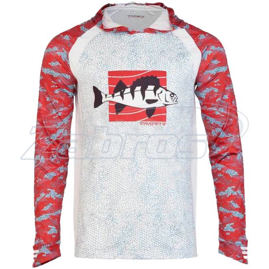 Фото Favorite Hooded Jersey Perch, M, Red