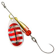 Блесна Cormoran Bullet Single Hook, 50-85031, #1, 3 г, Silver/Red Striped, купить, цены в Киеве и Украине, интернет-магазин | Zabros
