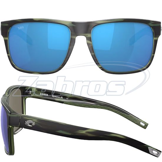 Фотография Costa Del Mar Spearo XL, 97963898294, Matte Reef, Blue Mirror, Glass