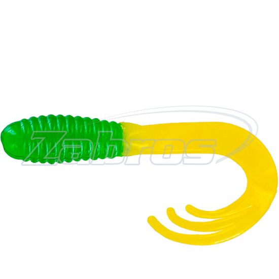 Фото Big Bite Baits Triple Tip Grub, 2,00", 5,08 см, 10 шт, Green Yellow Tail Фото Big Bite Baits Triple Tip Grub, 2,00", 5,08 см, 10 шт, Green Yellow Tail