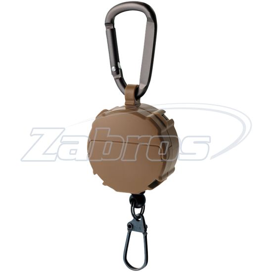 Фото DaiichiSeiko Carabiner Reel + Micro Case, 32150, Dark Earth Фото DaiichiSeiko Carabiner Reel + Micro Case, 32150, Dark Earth