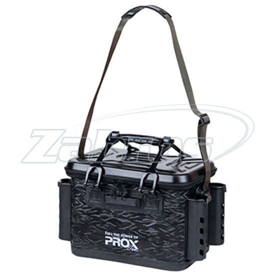 Фото Prox EVA Tackle Bakkan With Rod Holder, PX966240BK, 49,5x32x27 см, Black