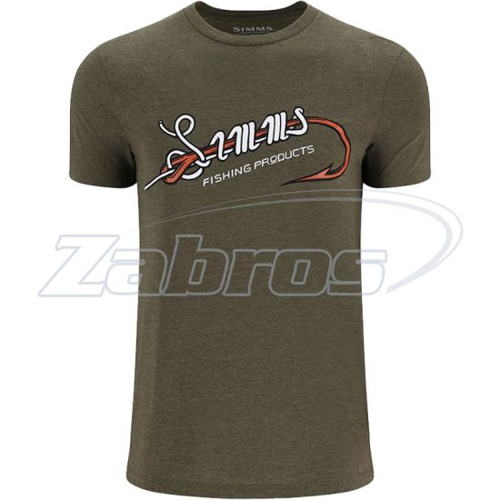 Фото Simms Hook & Loop T-Shirt, 14102-914-30, M, Military Heather