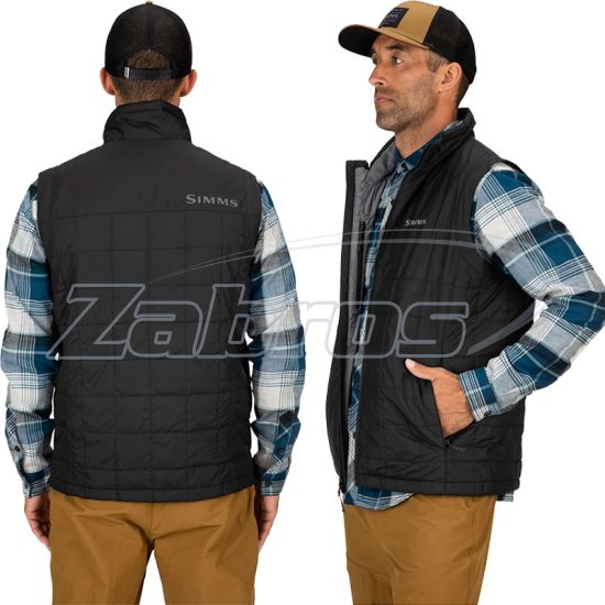 Малюнок Simms Run Insulated Vest, 14389, XL, Black