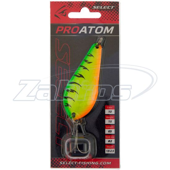 Фотографія Select ProAtom, 15 г, 6,5 см, 10