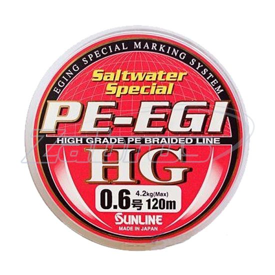 Фото Sunline PE EGI HG, #0,4, 0,1 мм, 3,3 кг, 120 м, Multi Color