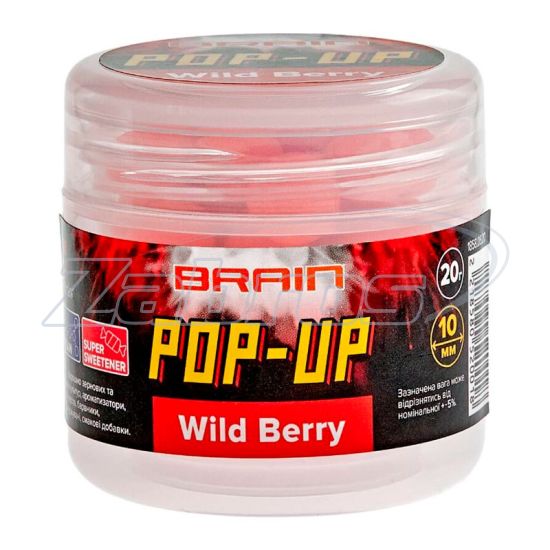 Фото Brain Pop-Up F1, Wild Berry (земляника), 20 г, 10 мм