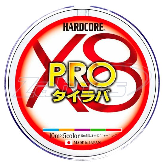 Фото Шнур Duel Hardcore X8 Pro Tairaba, H3931, #0,6, 0,13 мм, 5,8 кг, 200 м, Multicolor