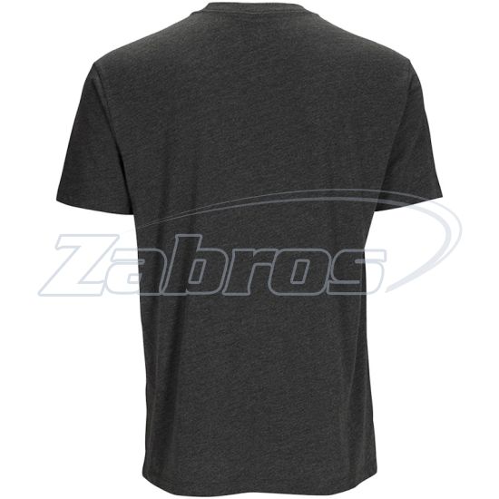 Фотография Simms Trout Outline T-Shirt, 13519-086-40, L, Charcoal Heather