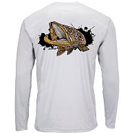 Футболка Simms Solar Tech Tee - River Collection, 12883-143-30, M, Brown Trout Sterling: купить, цена, Киев, Украина | Zabros