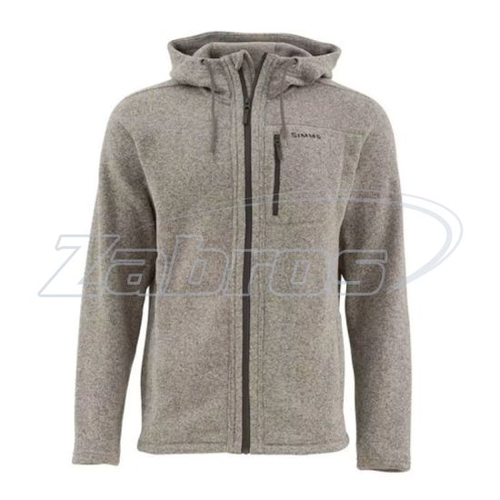 Фото Simms Rivershed Hoody Full Zip, 11267-205-50, XL, Bark