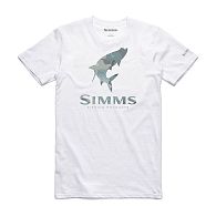 Футболка Simms Tarpon Hex Flo Camo T-Shirt, 13117-100-20, S, White: купити, ціна, Київ, Україна | Zabros